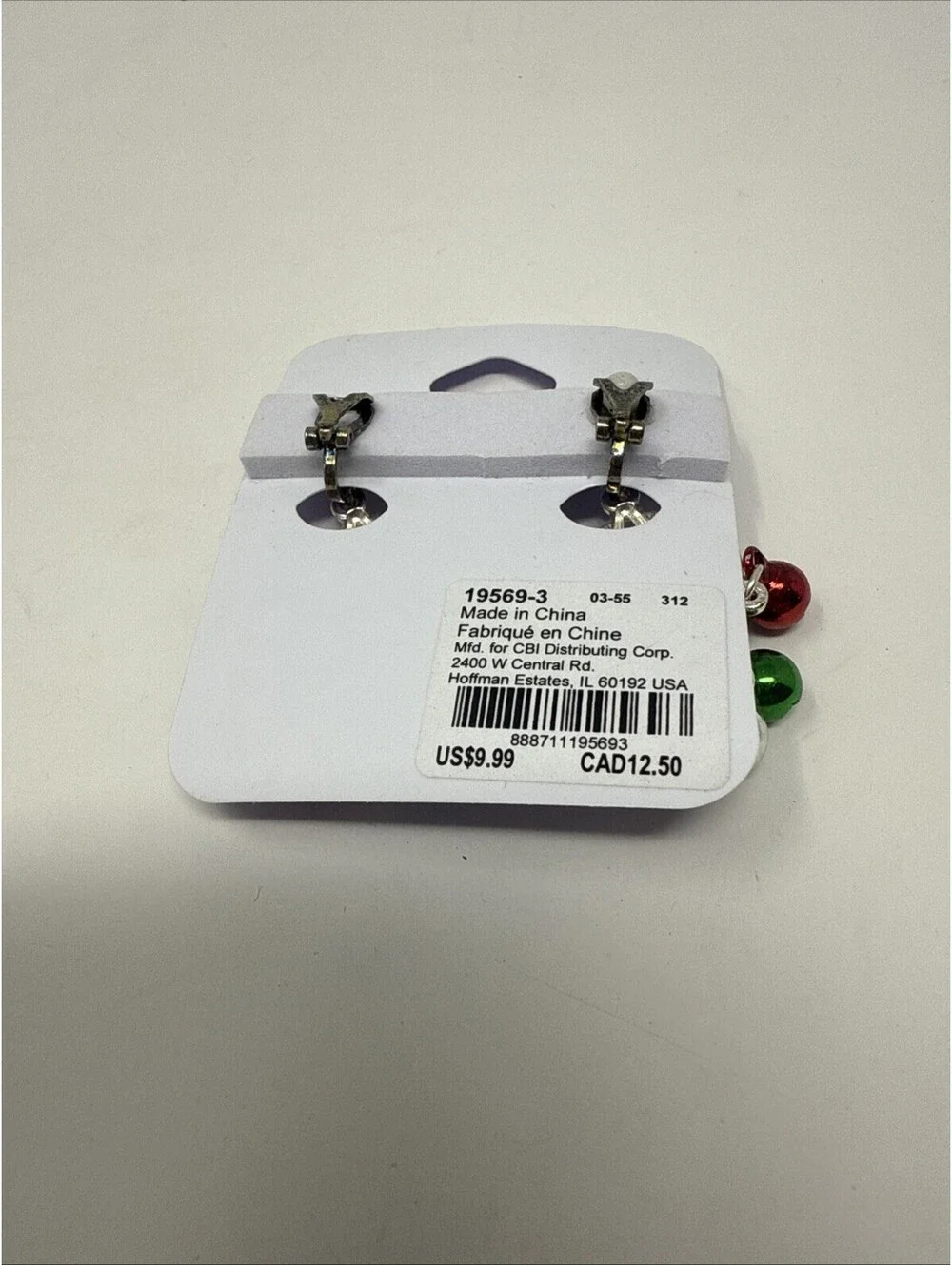 Claire’s Clip Earrings With Jingle Bells